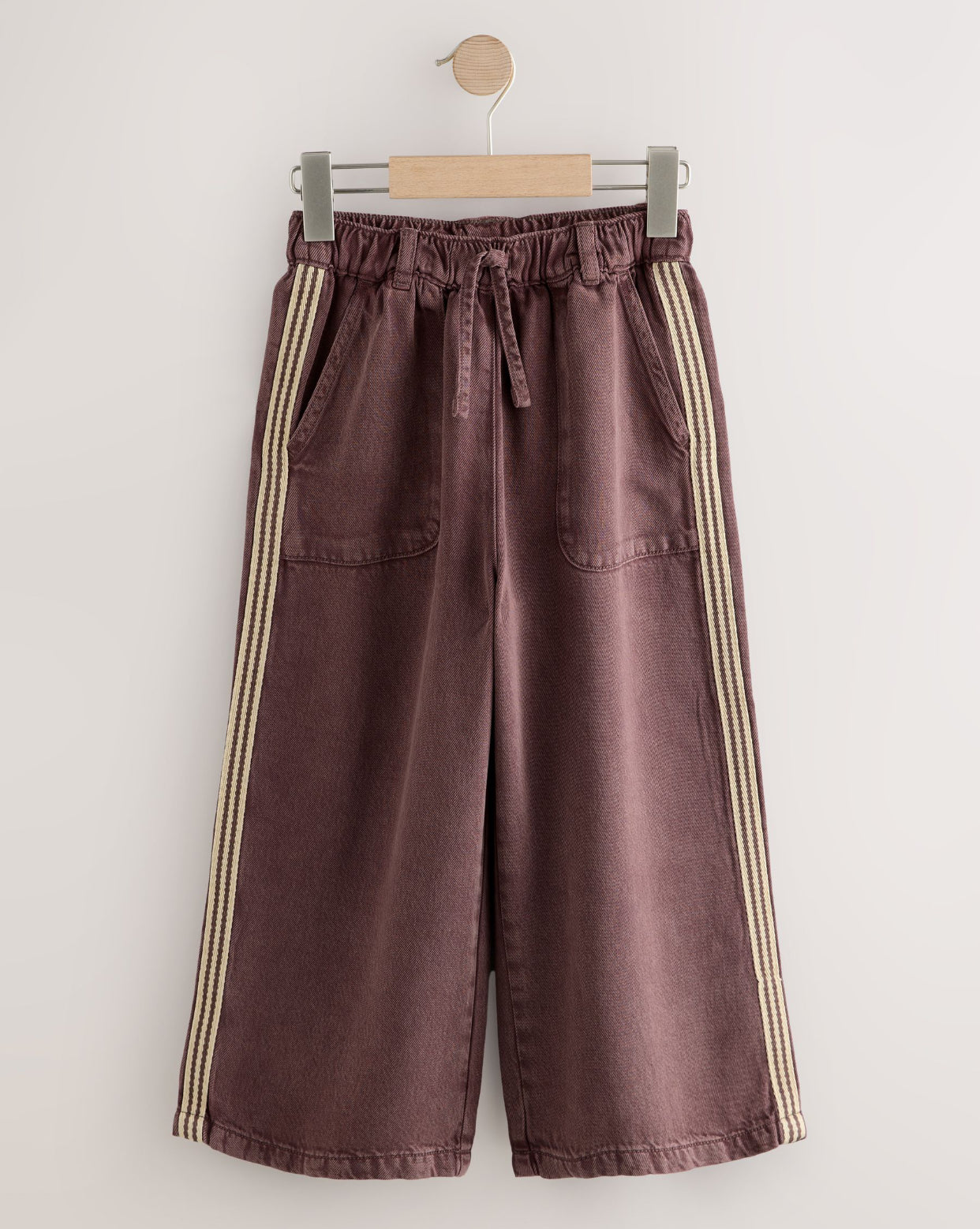 Chocolate Brown Pull On Wide Leg