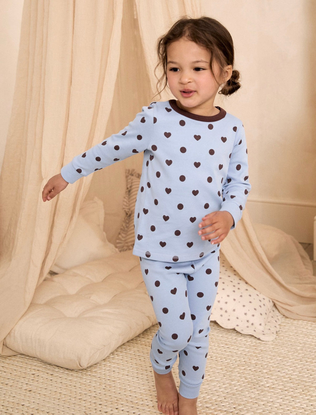 Blue/Brown Snuggle Pyjamas 3 Pack