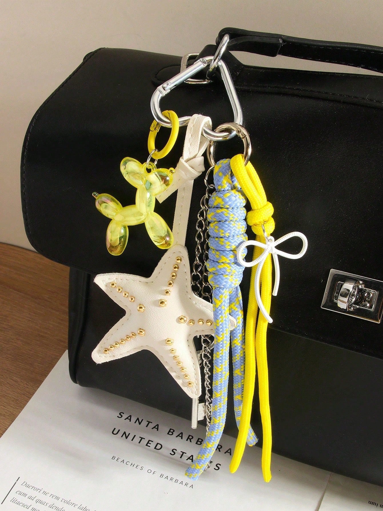 1pc Cute Starfish Bag chain