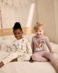 Pink/Cream Disney Princess Snuggle Pyjamas 2 Pack