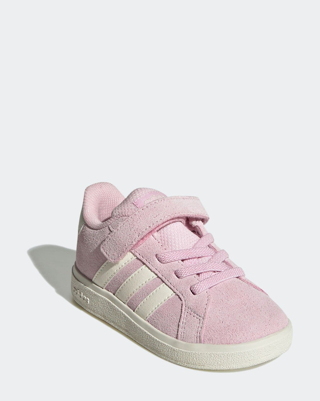 adidas Pink/White Grand Court 2.0 Elastic
Lace Infant Trainers