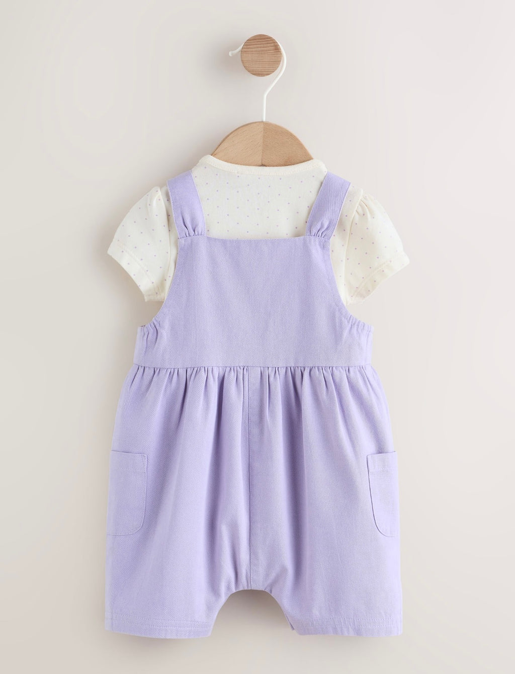 Purple Character Baby Dungarees and
Bodysuits Set 2 Piece