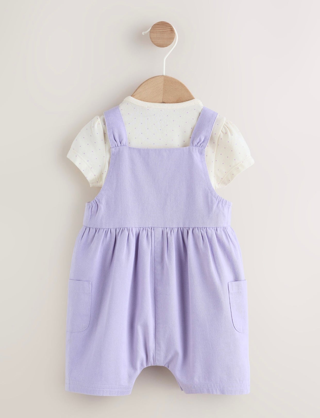Purple Character Baby Dungarees and
Bodysuits Set 2 Piece