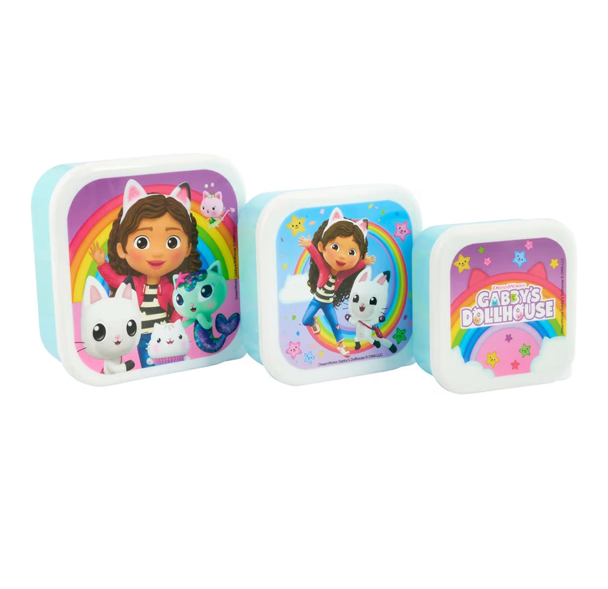 Gabby's Dollhouse Stackable Lunch Boxes