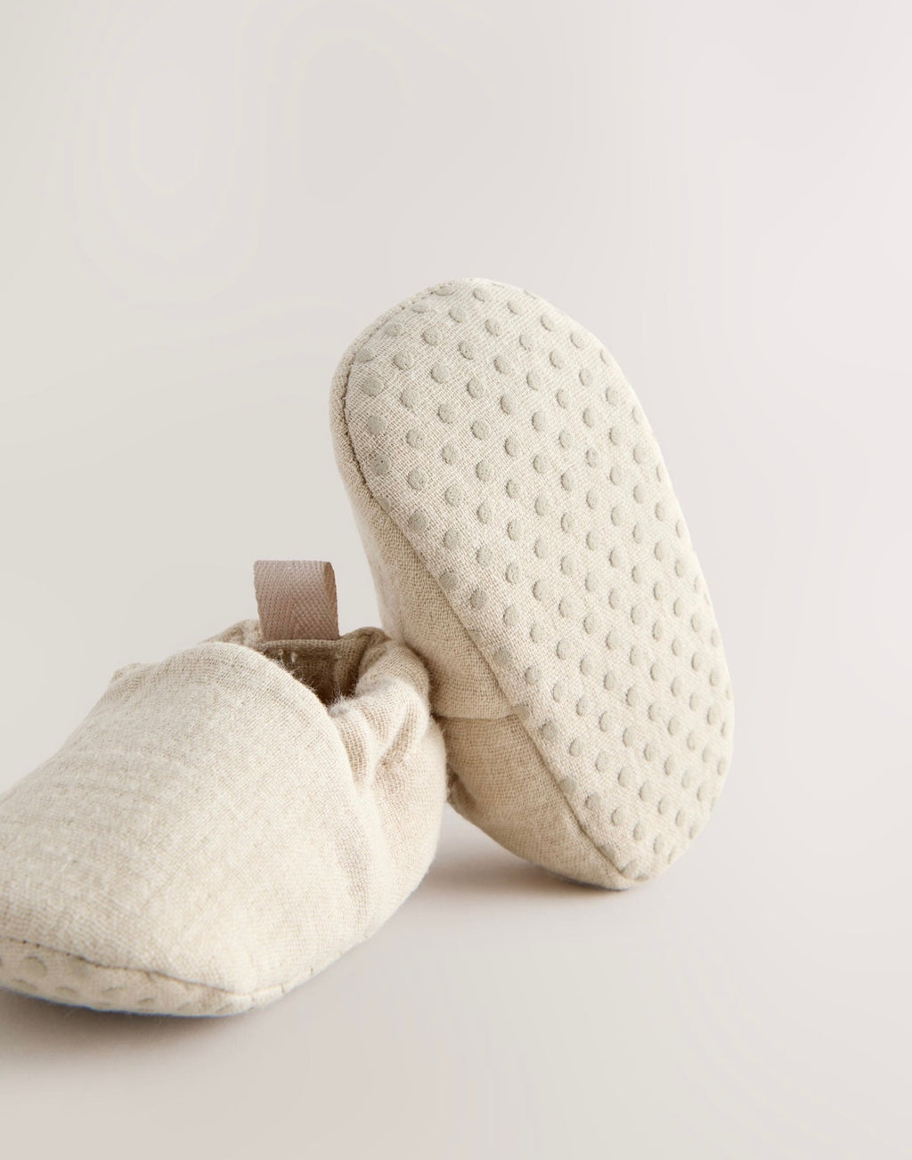 Neutral Slip-On Baby Shoes