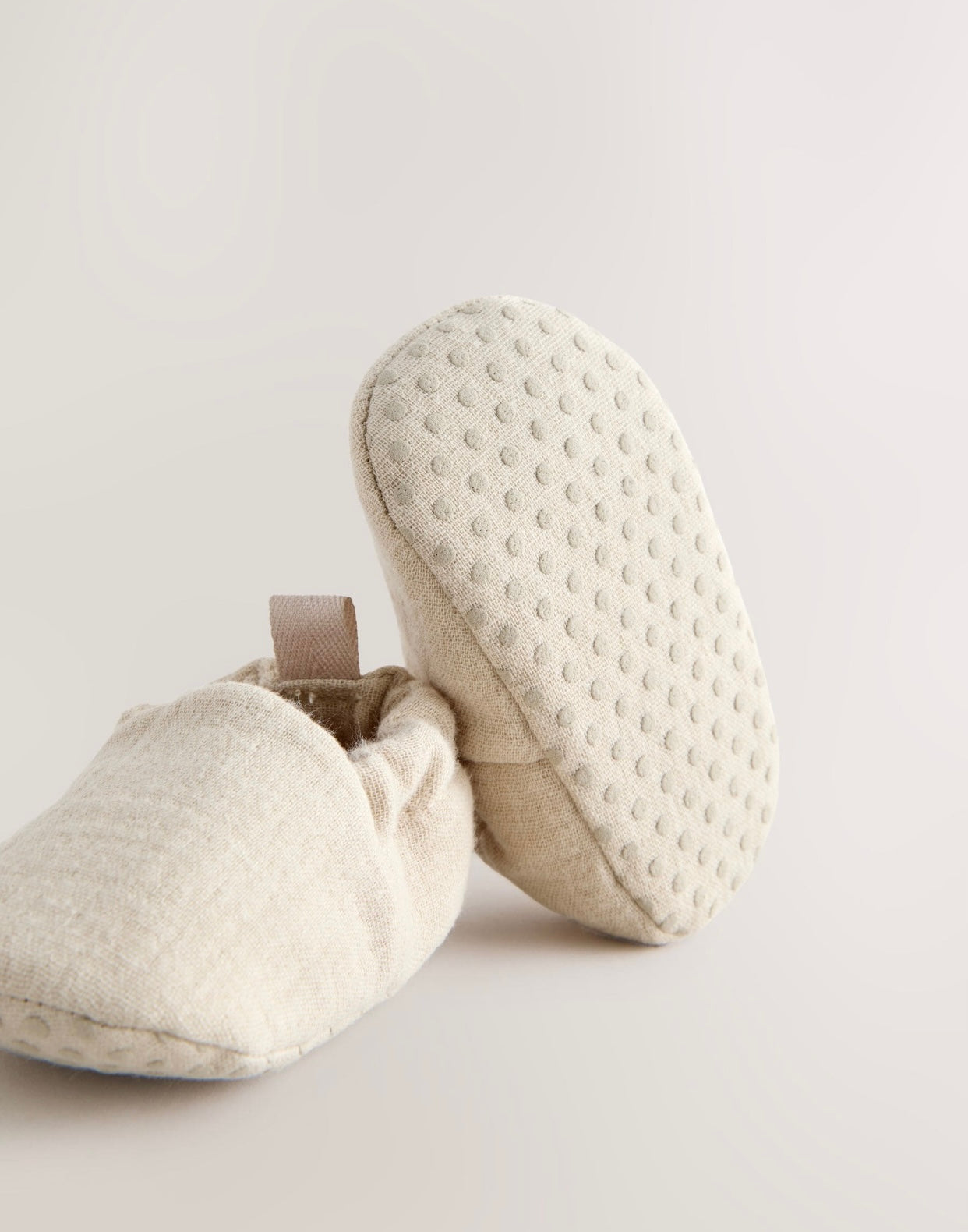 Neutral Slip-On Baby Shoes