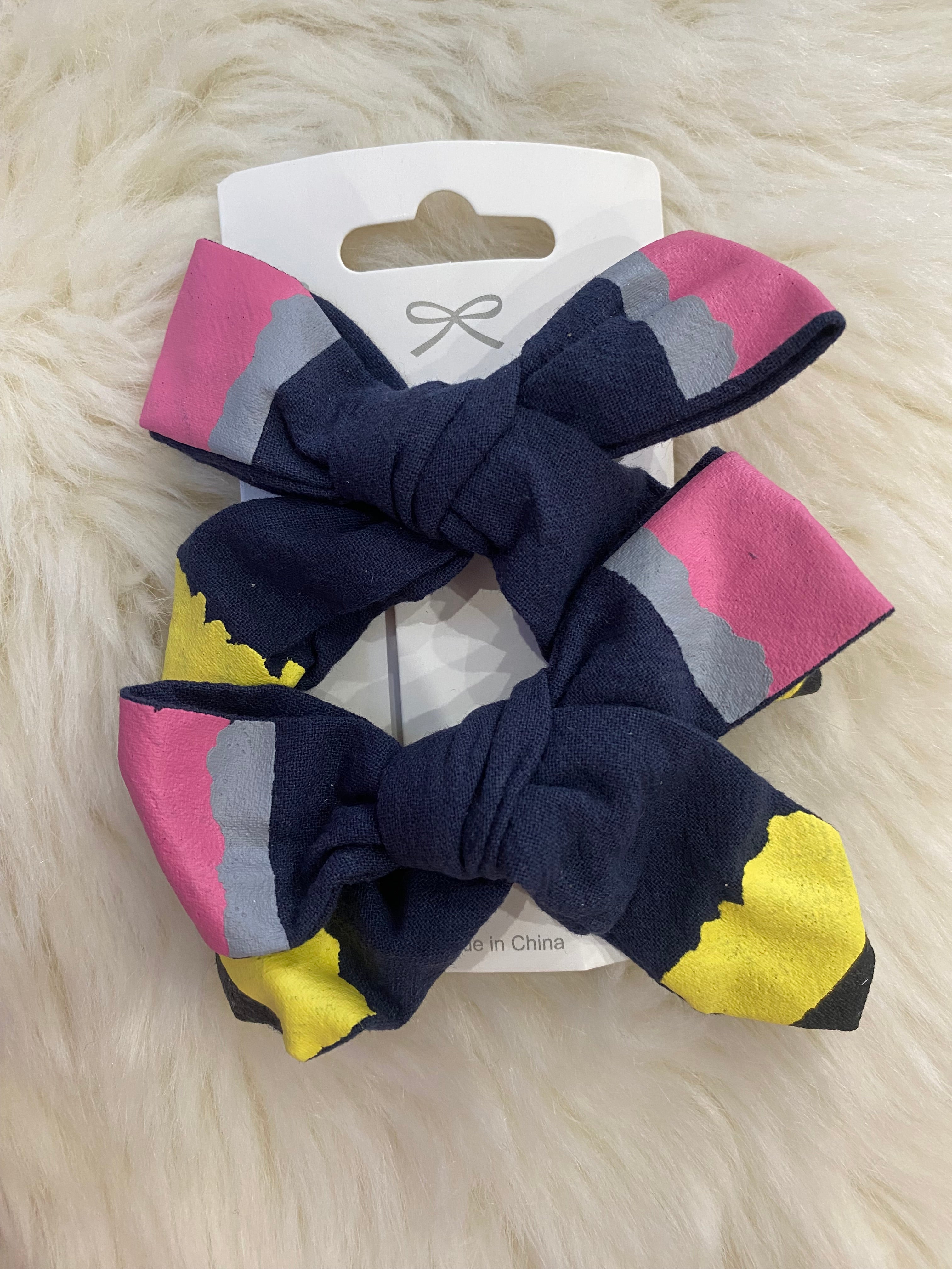 2pcs school hair clips