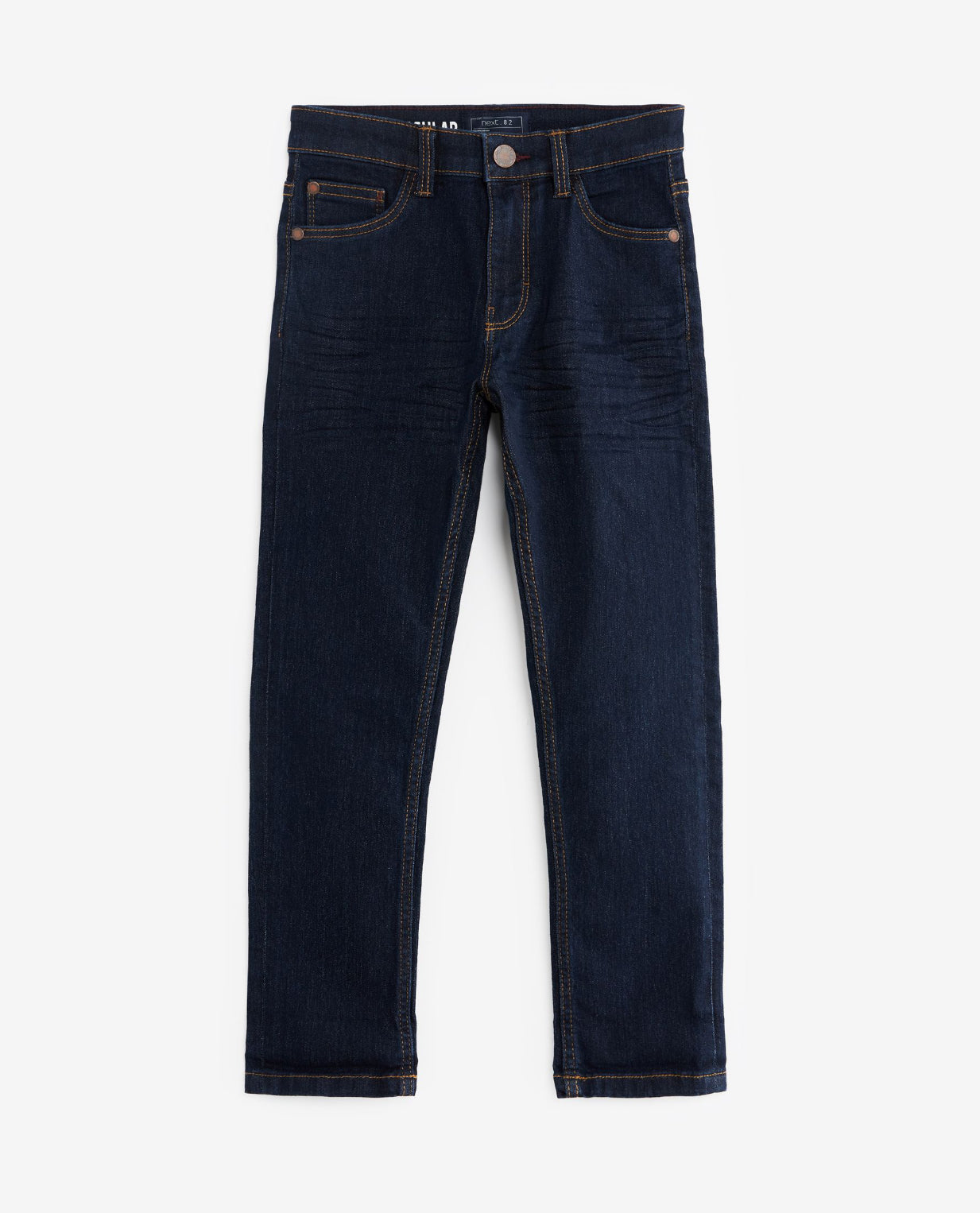 Blue Dark Regular Fit Stretch Jeans