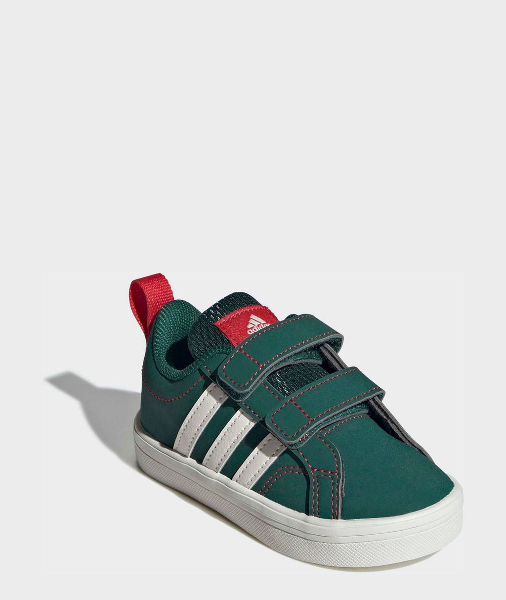 adidas Green VS Pace 2.0 Hook and Loop Kids Trainers