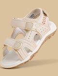 Printed Sandals with Hook and Loop Sandals