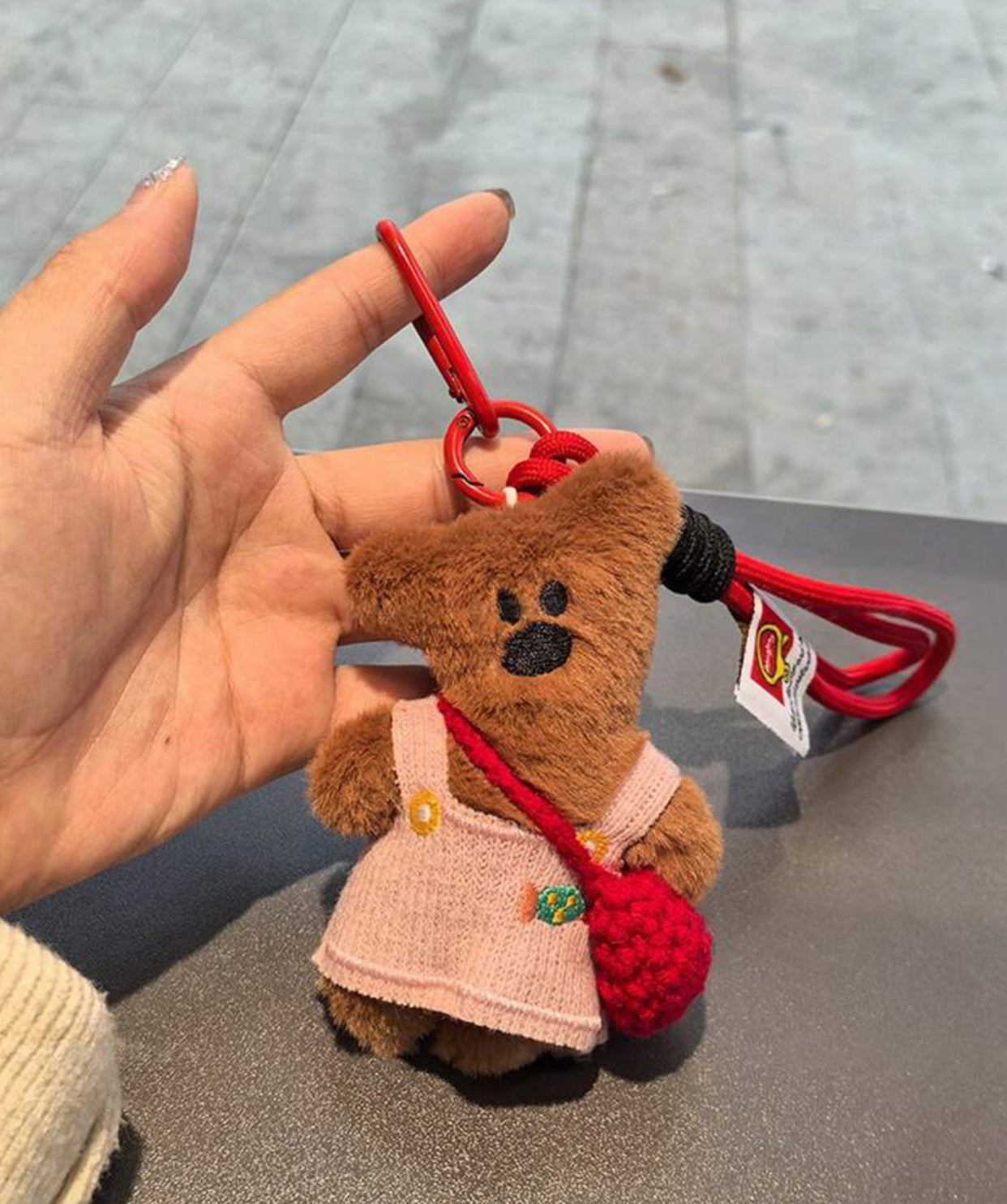1pc Teddy Bear Keychain (immediate)