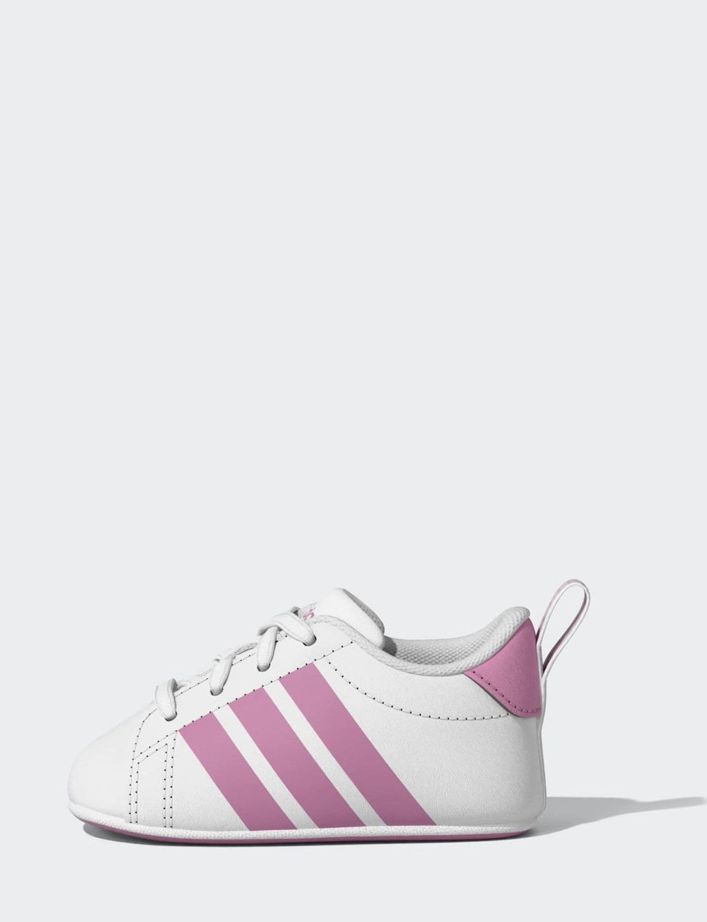 adidas White Grand Court Crib Trainers