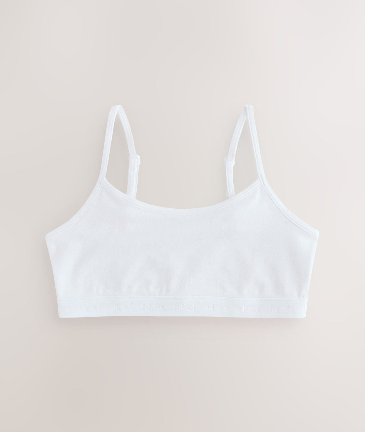 White Strappy Crop Tops 7 Pack