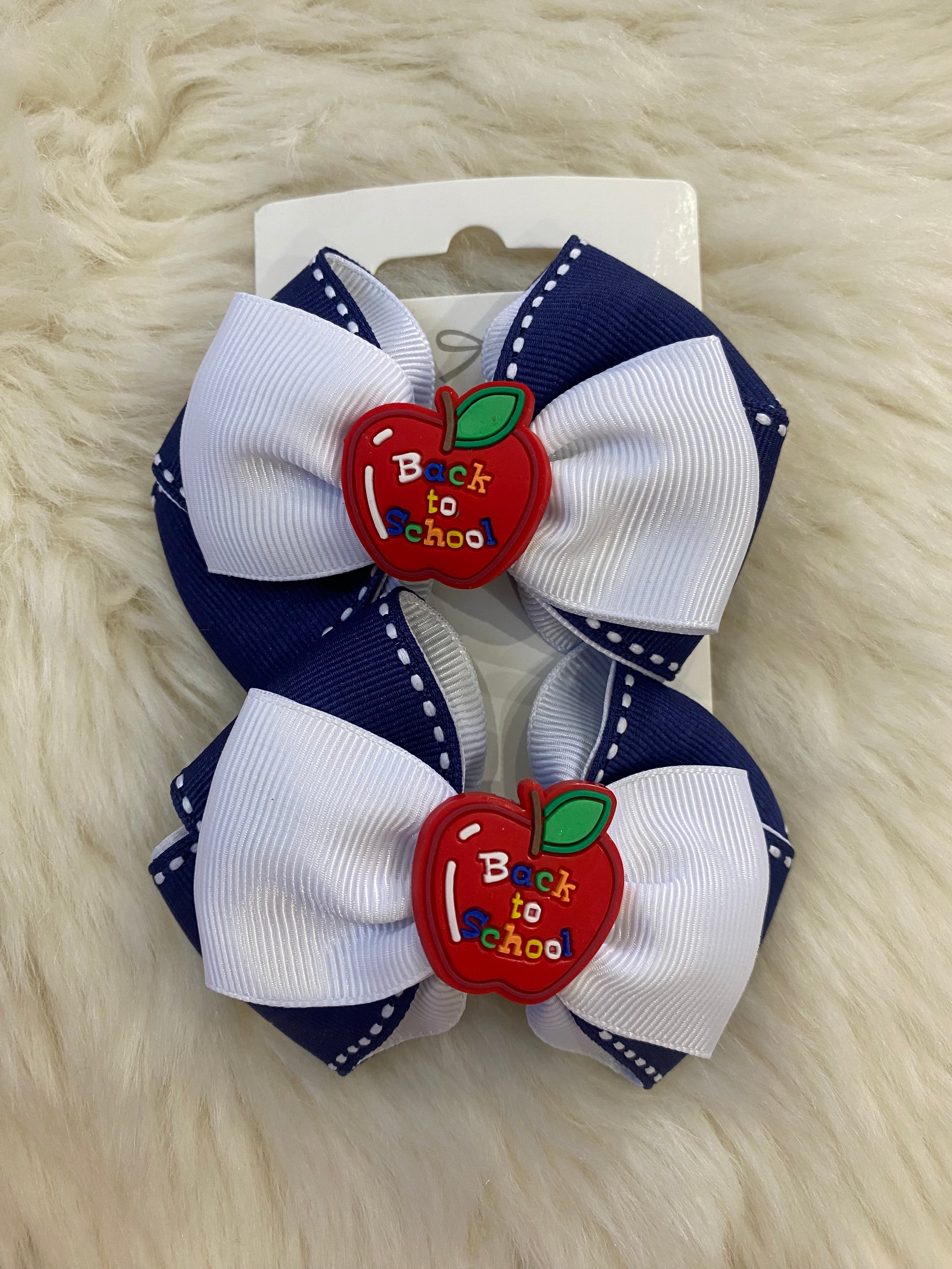 2pcs school hair clips