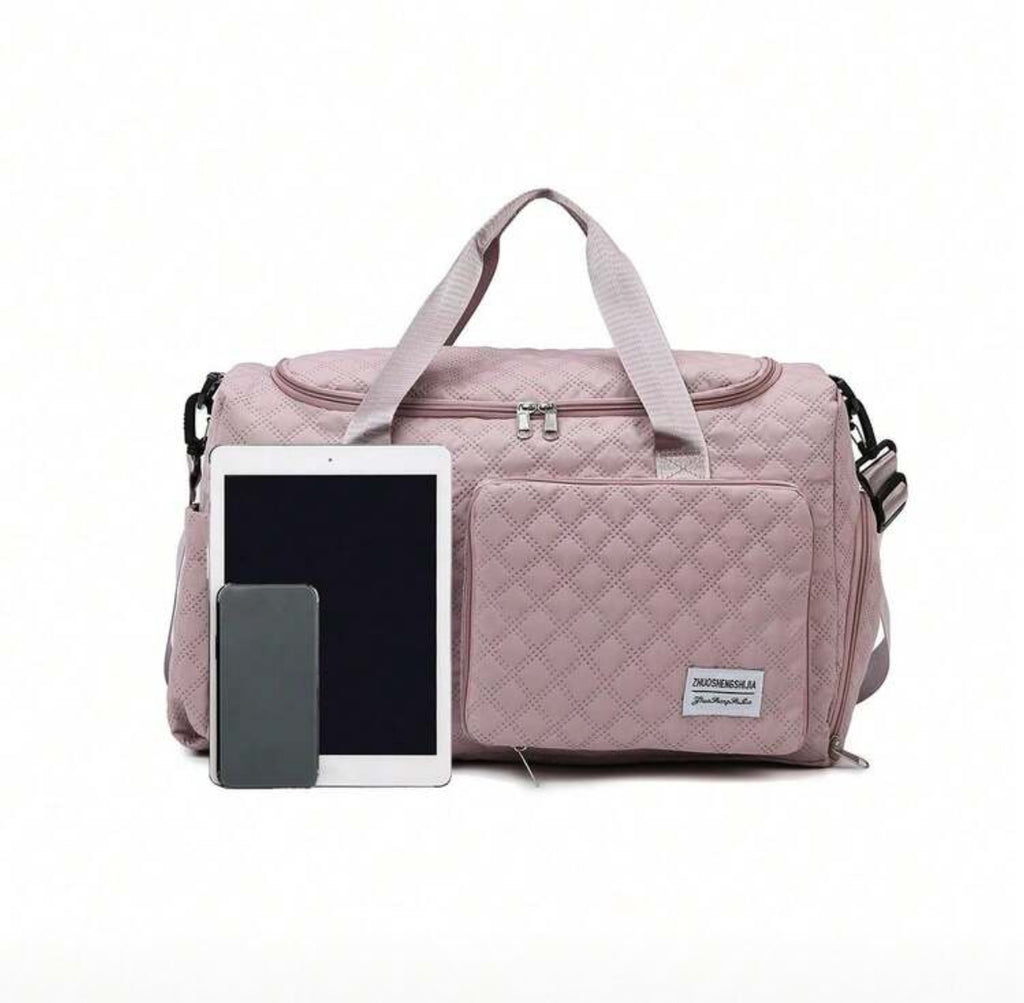 Pink Duffel Travel Bag (immediate)