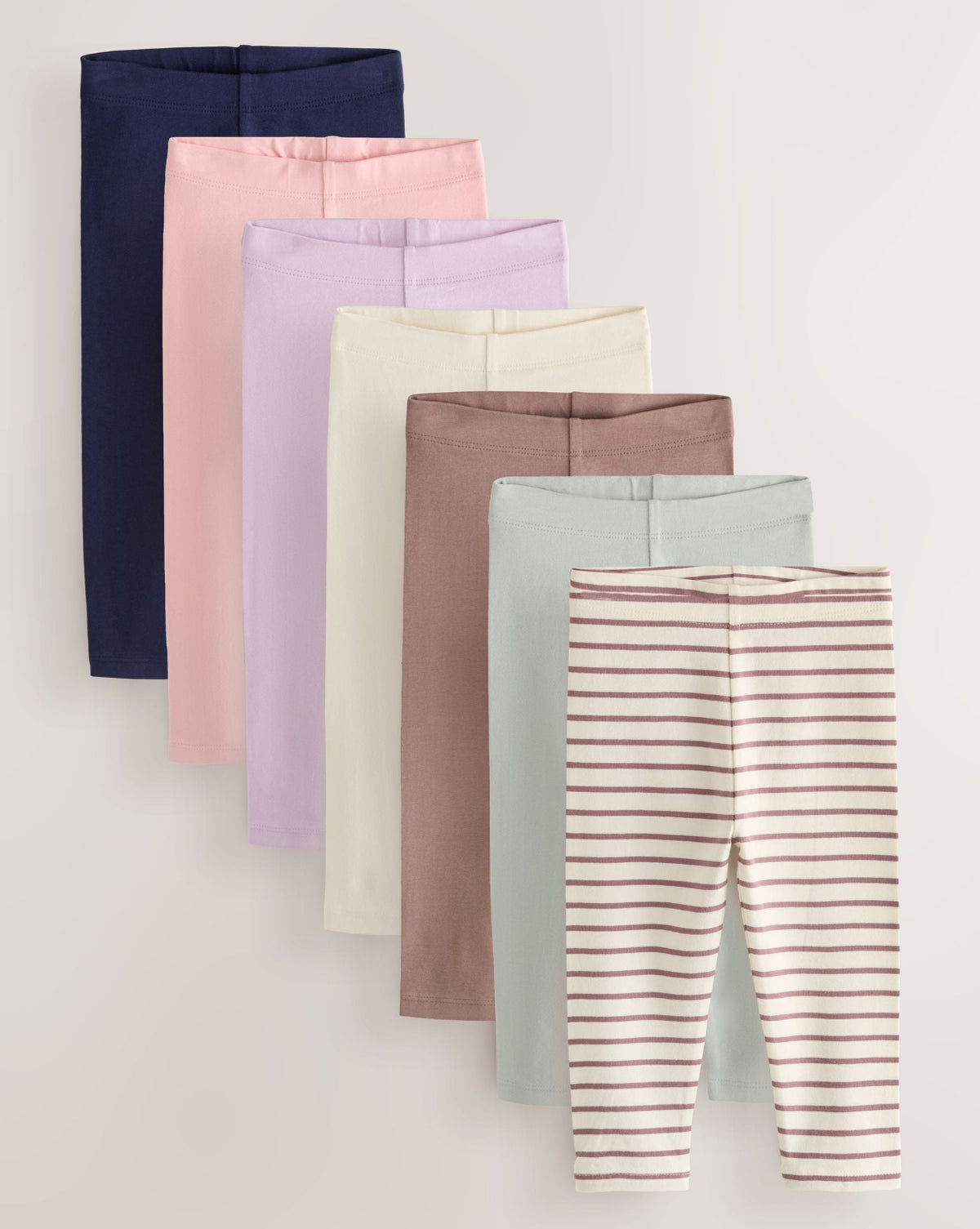 Neutral Pink Leggings 7 Pack