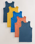 Warm Terracotta Vests 5 Pack