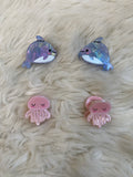 4pcs Ocean Mini Hair Clips