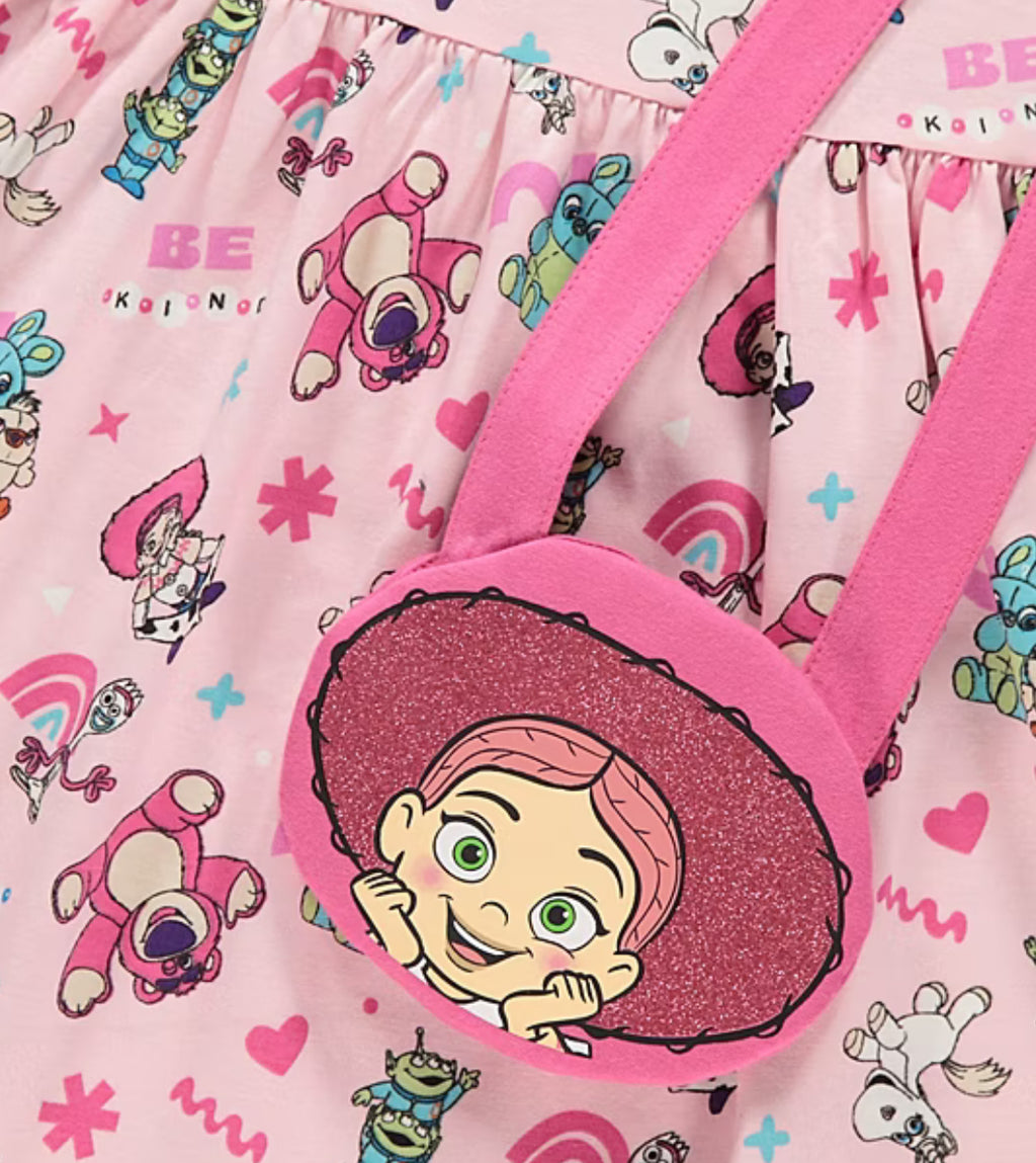 Disney Toy Story Pink Dress and Bag Outfit