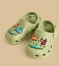 Animal  Applique Clogs with Backstrap