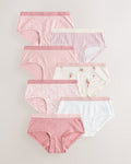 Pink Hipsters Briefs 7 Pack