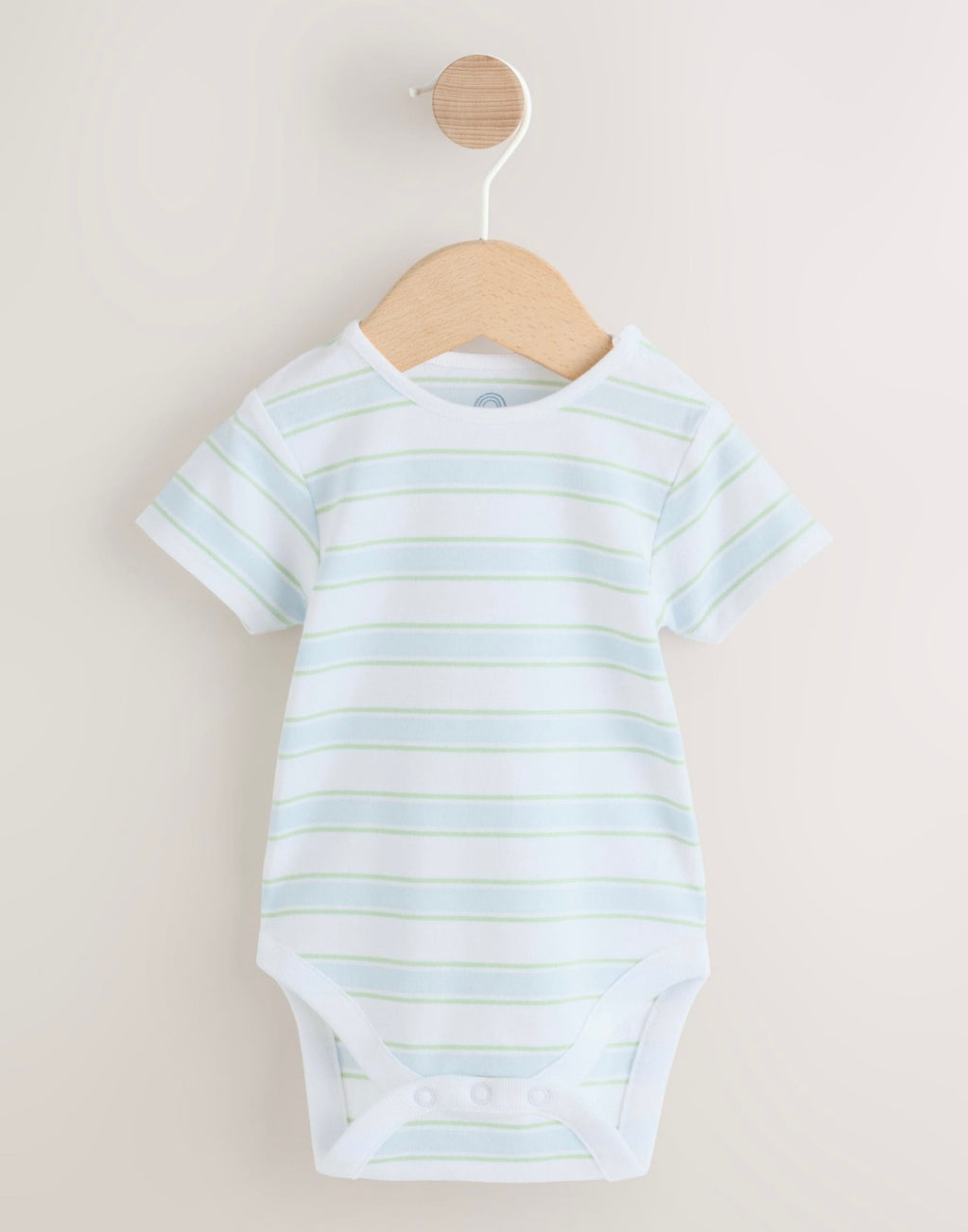 Blue Bear Woven Dungarees and Bodysuit Baby Set