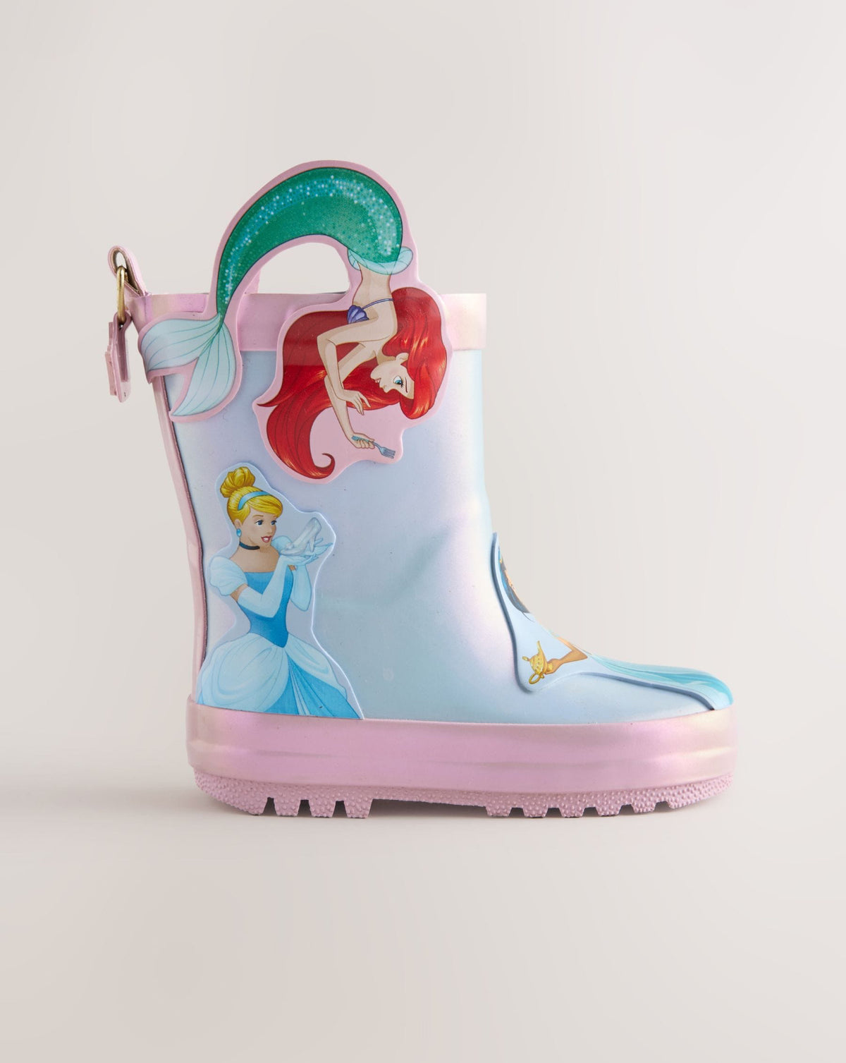 Blue/Pink Disney Princess Handle Wellies