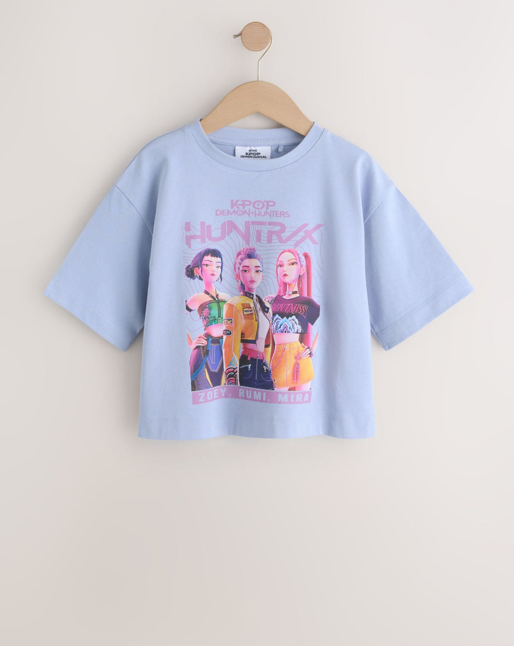 Blue KPOP Demon Hunters Short Sleeve T-Shirt