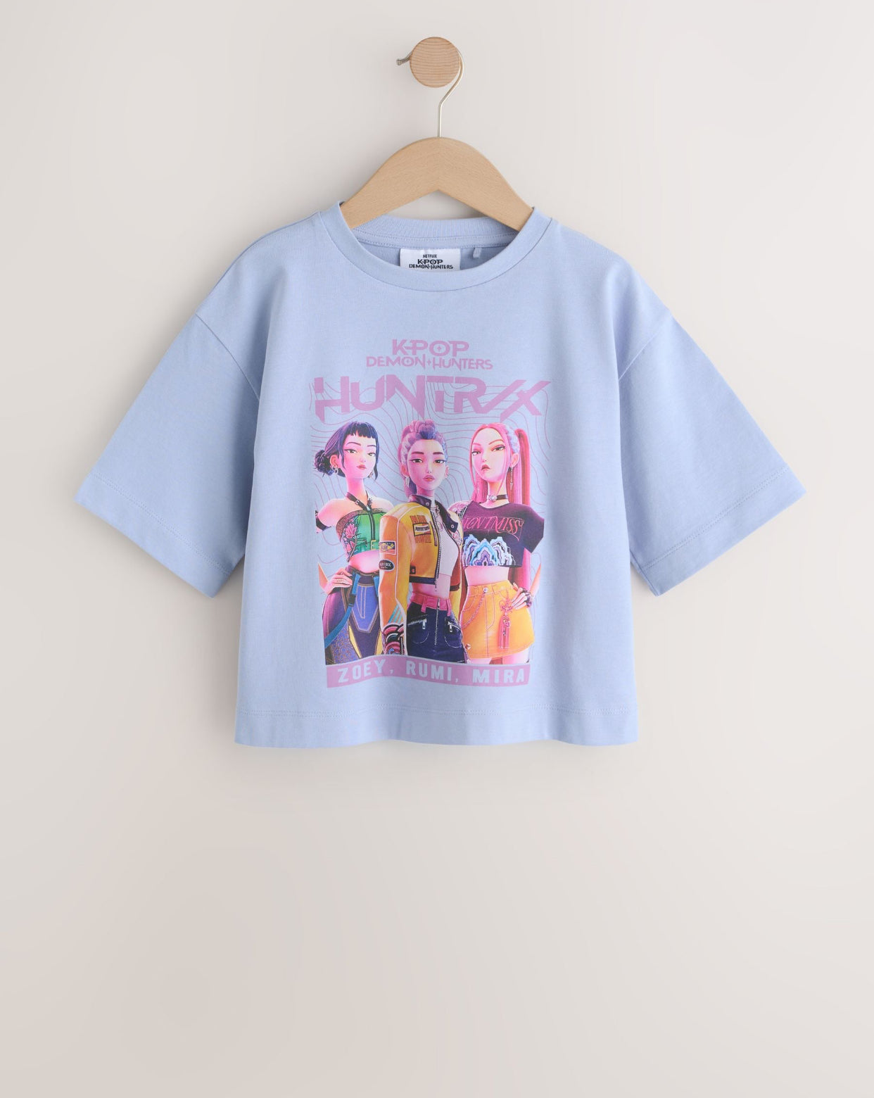 Blue KPOP Demon Hunters Short Sleeve T-Shirt