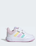 adidas White/Multi Hook and Loop Tensaur Sport 3.0 Infant Trainers