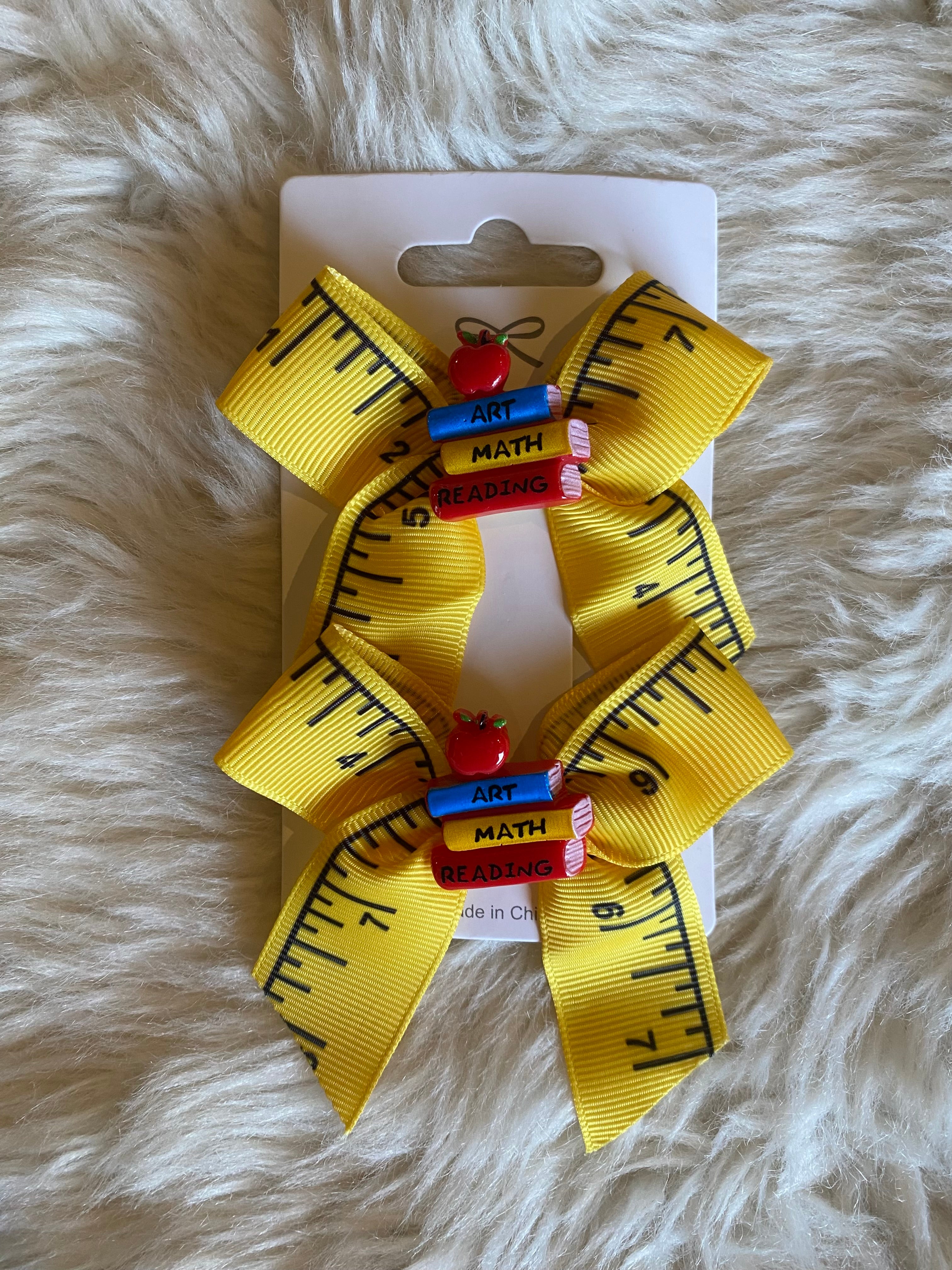 2pcs school hair clips