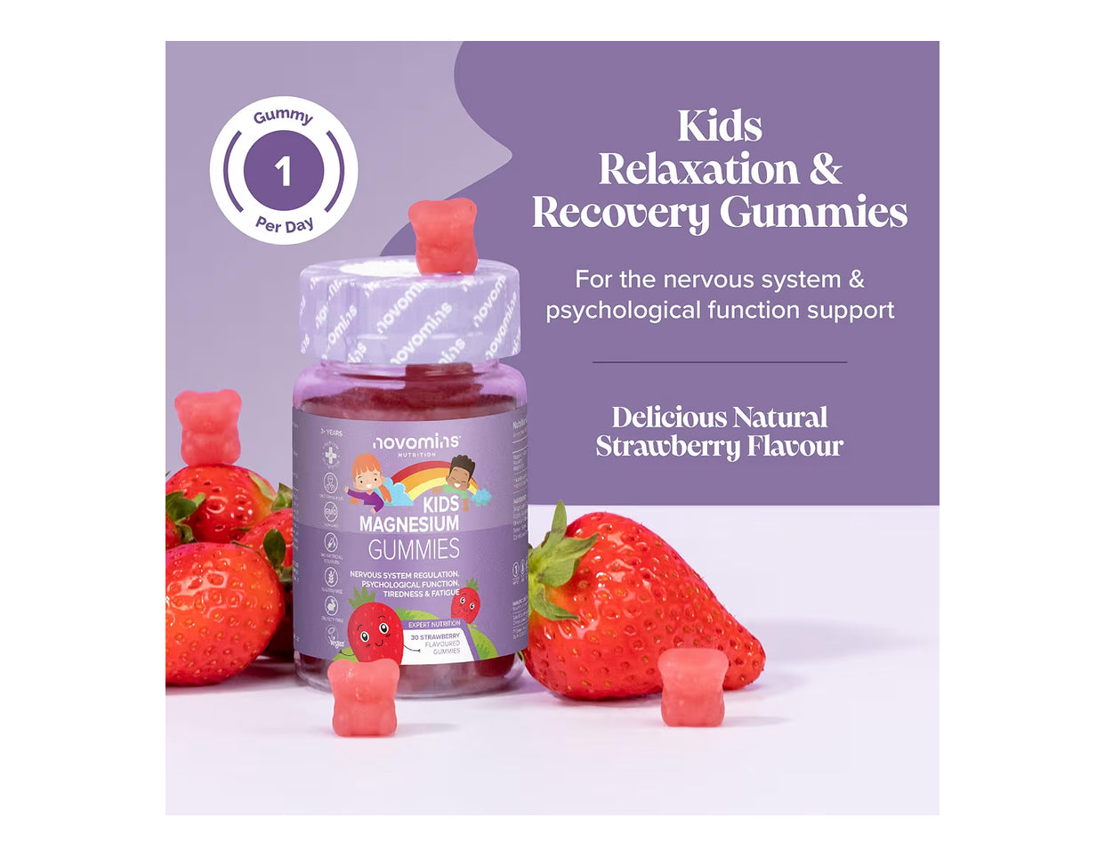 Novomins Kids Magnesium Gummies