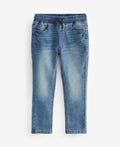 Mid Vintage Blue Regular Fit Stretch Elasticated Waist Jeans