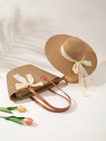 Woman Beach Bag & Hat Set