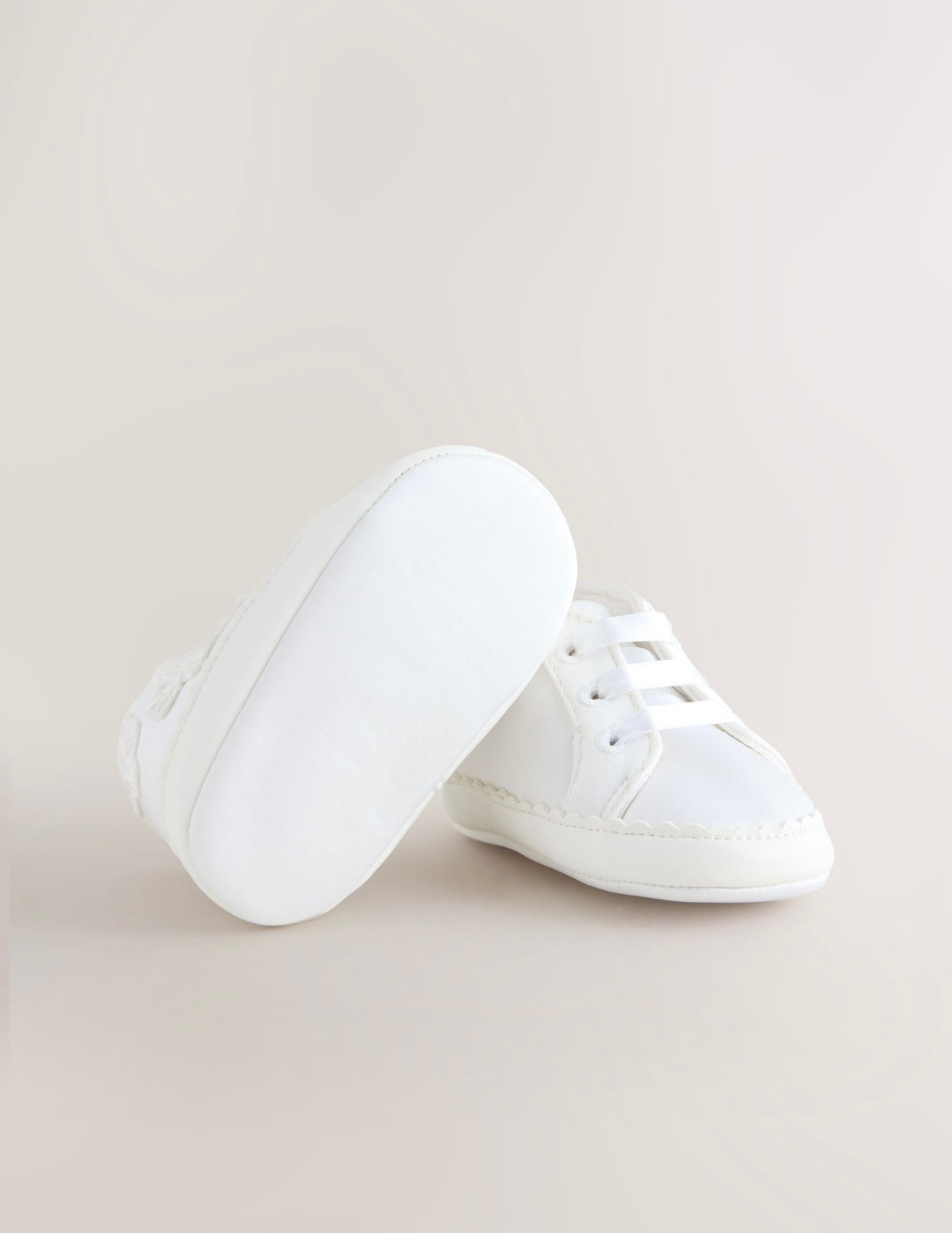 White Baby High Top Trainers