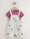 Embroidered Minnie Mouse Baby
Dungaree Set