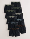 Black with Grafitti Next Waistband Trunks 10 Pack