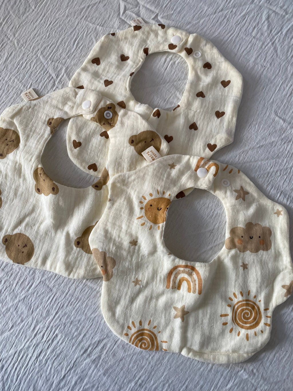 3pcs Baby Bibs Set (immediate)