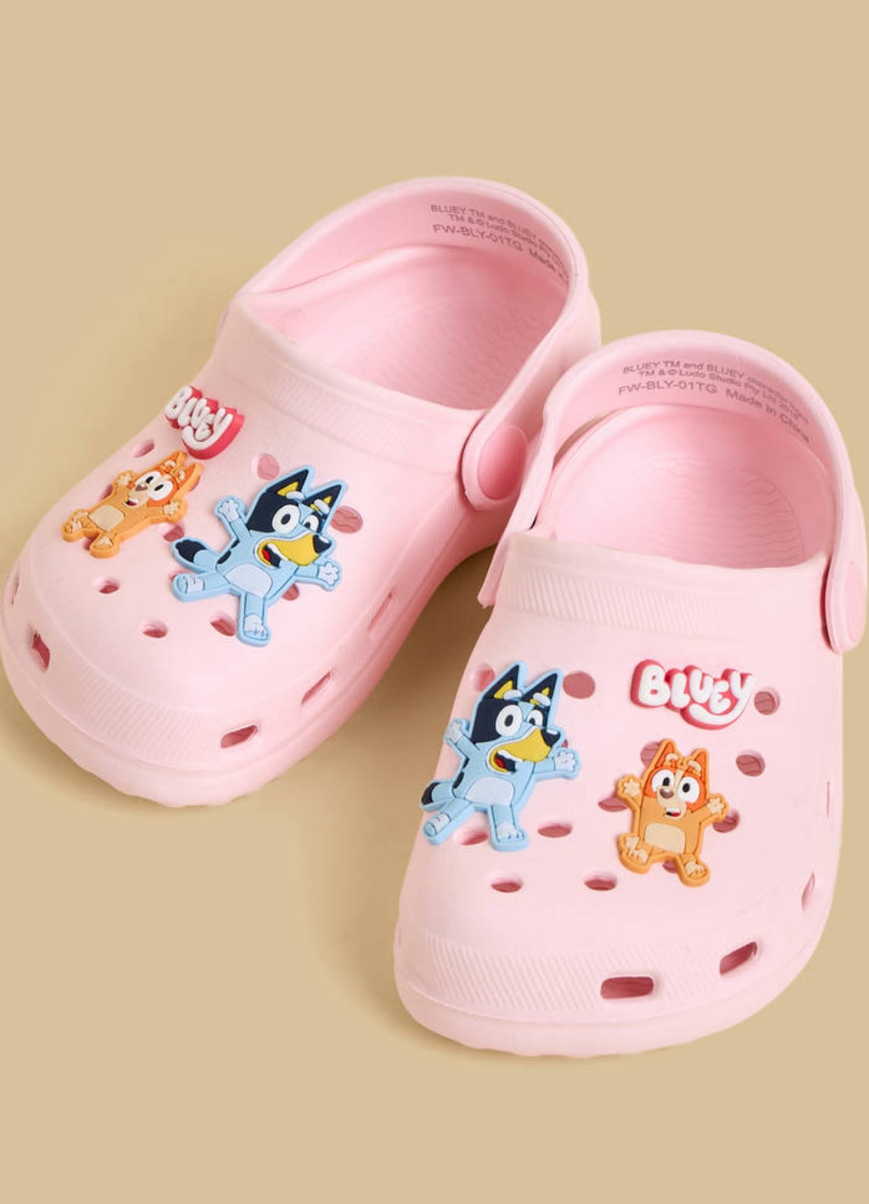 Bluey Applique Clogs with Backstrap