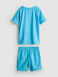 An activewear tee and shorts clothing co-ord