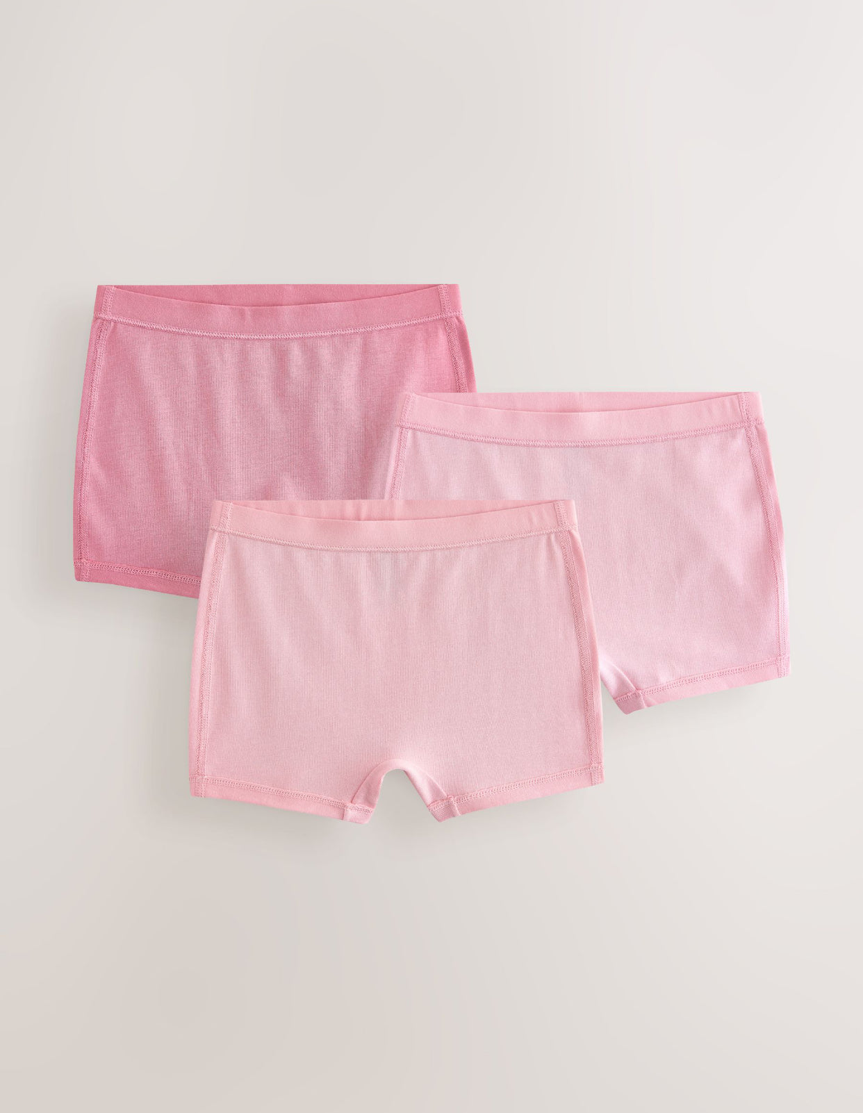 Pink/White Kind To Skin Short Briefs 3