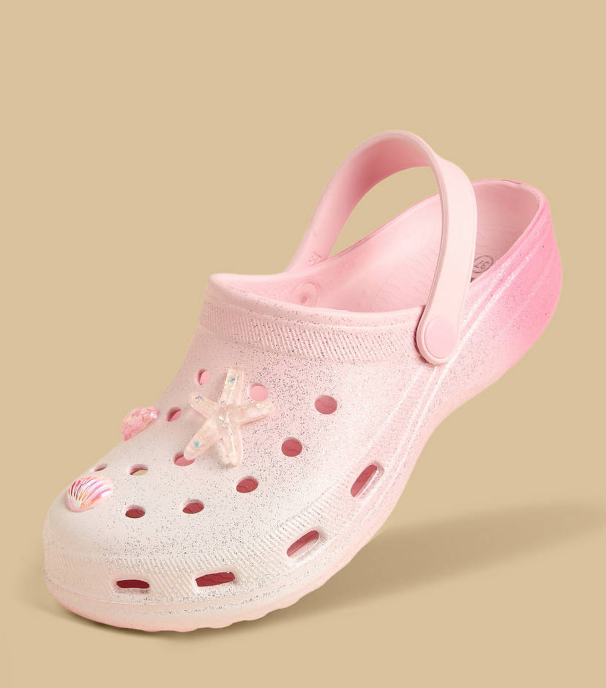 Seashell Ombre Print Clogs