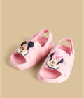 Mickey and Minnie Mouse Applique Slides
