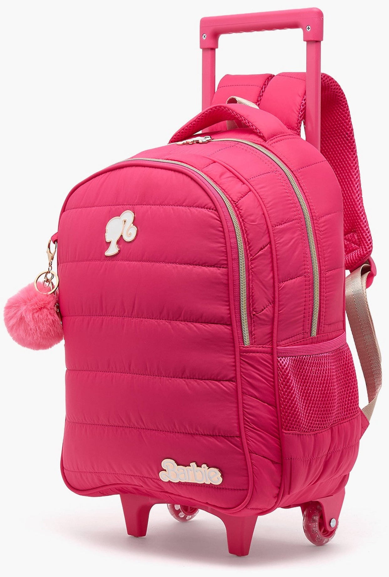 Barbie Textured Trolley Bag - 18 inches