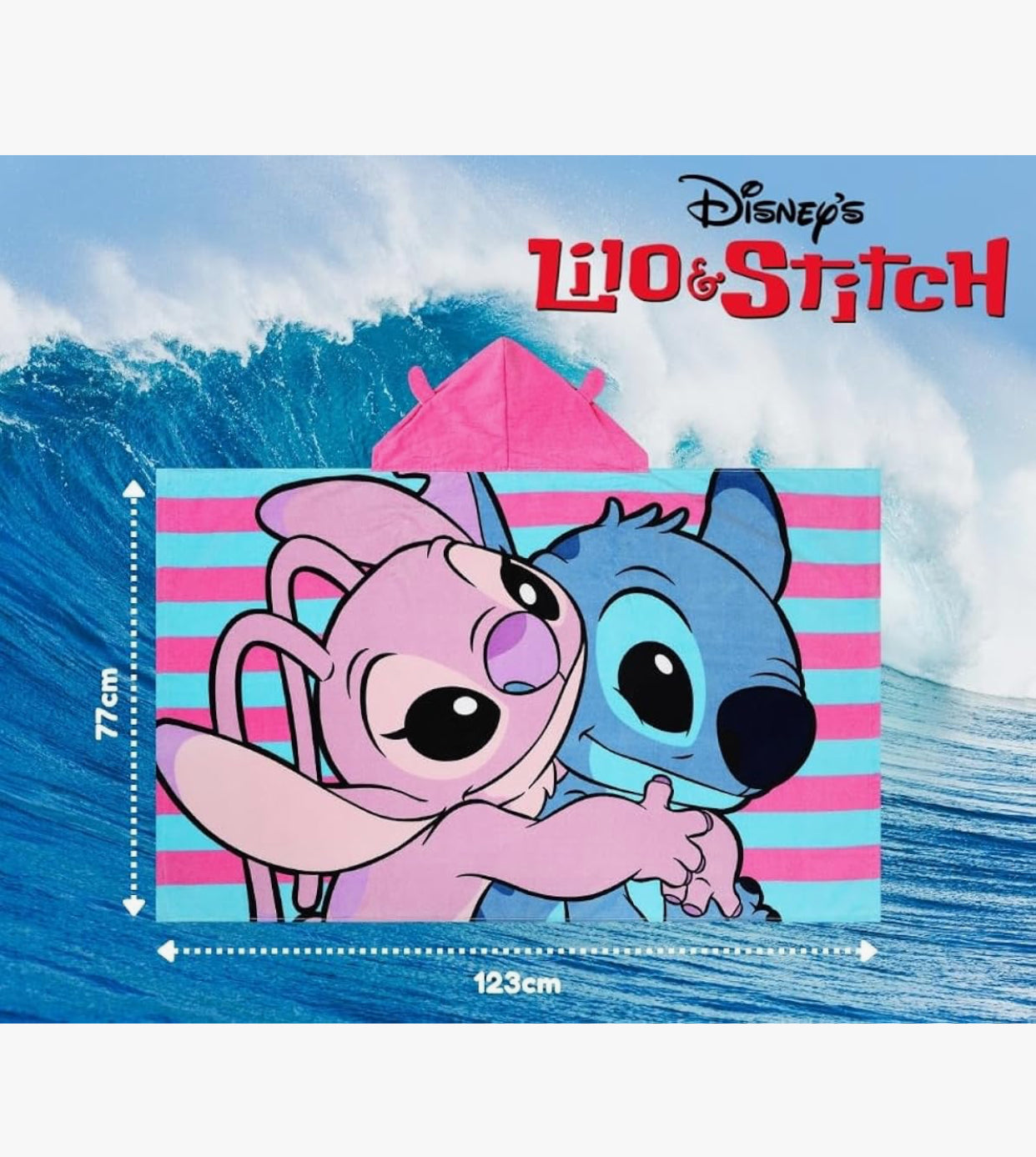 Stitch Hooded Towels for Girls