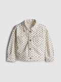 Polka Dot Denim Jacket