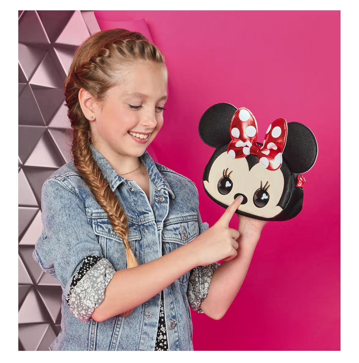 Purse Pets, Disney Minnie Mouse Interactive Pet Toy and Shoulder Bag with over 30 Sounds and Reactions