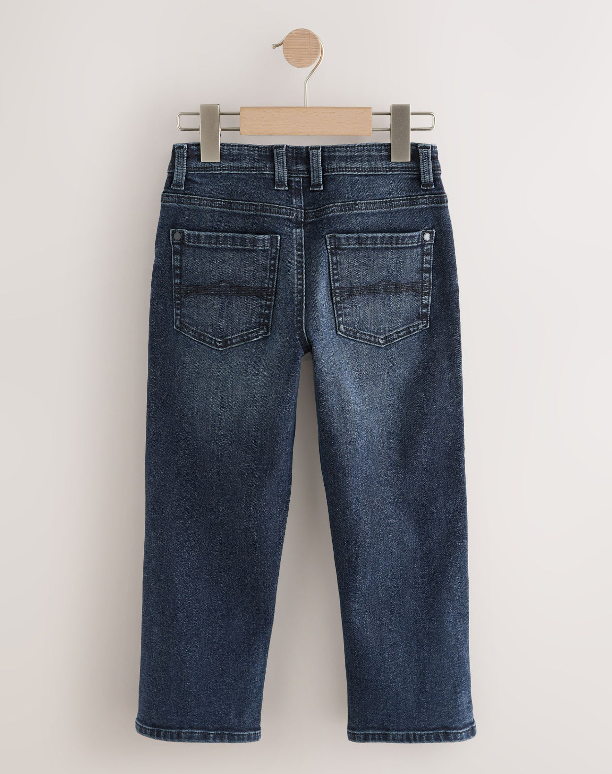 Blue Ink Loose Fit Stretch Jeans