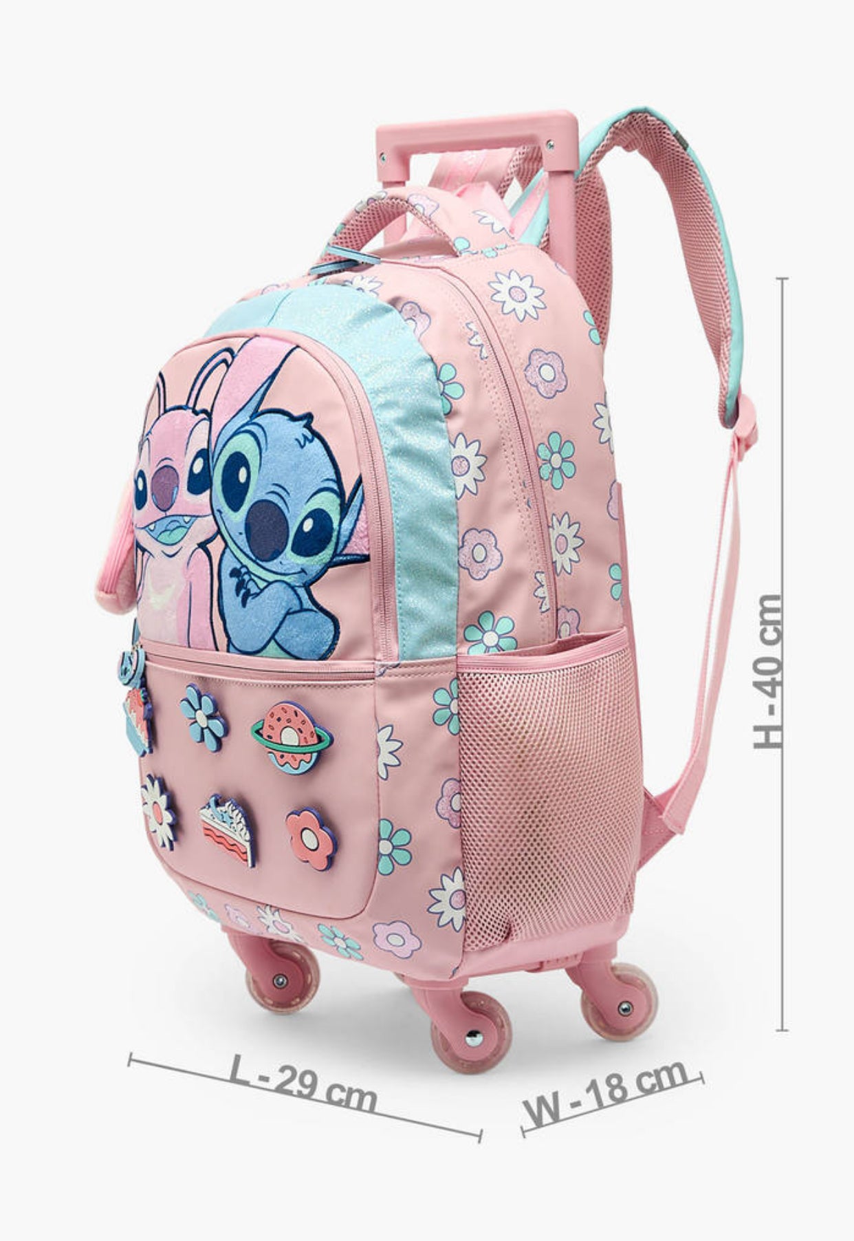 Disney Stitch & Angel Trolly Bag 16 inch