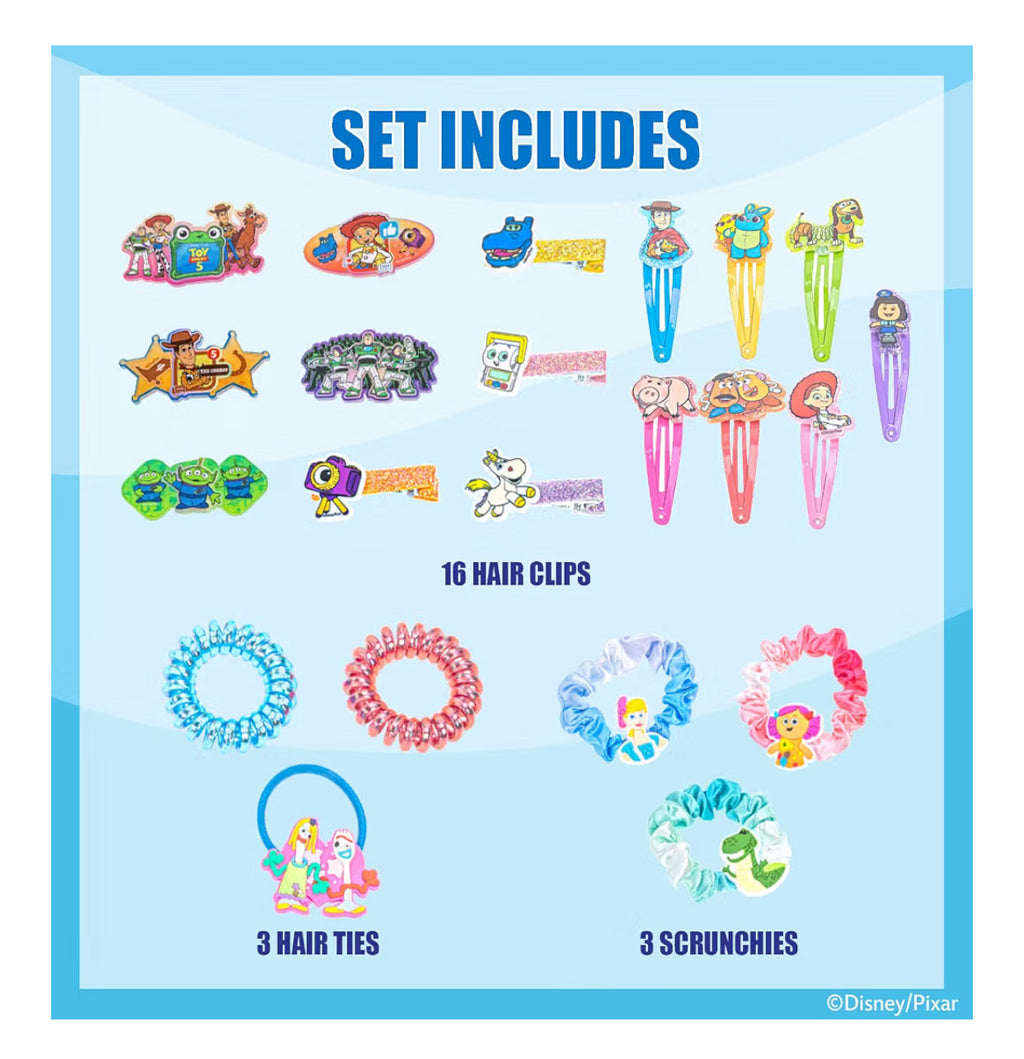 Toy Story Hair Accessories Set with Hair Clips & Bows